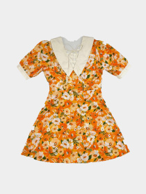 Сукня міні H&M модель 5252883wer_Оранжевый Фото