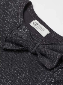 Сукня міні H&M модель 8713084kwer_Темно-серый Фото