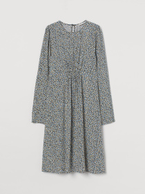 Платье миди H&M модель 9614903abr_Комбинированный Фото