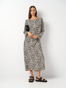 Платье макси H&M модель 1110463ral_Бело-черный Фото