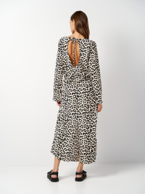 Платье макси H&M модель 1110463ral_Бело-черный Фото