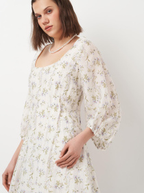 Платье мини H&M модель 9935443wer_Белый Фото