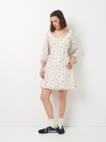 Сукня міні H&M модель 9935443wer_Белый Фото