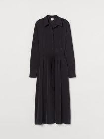 Платье миди H&M модель 9047512wer_Черный Фото