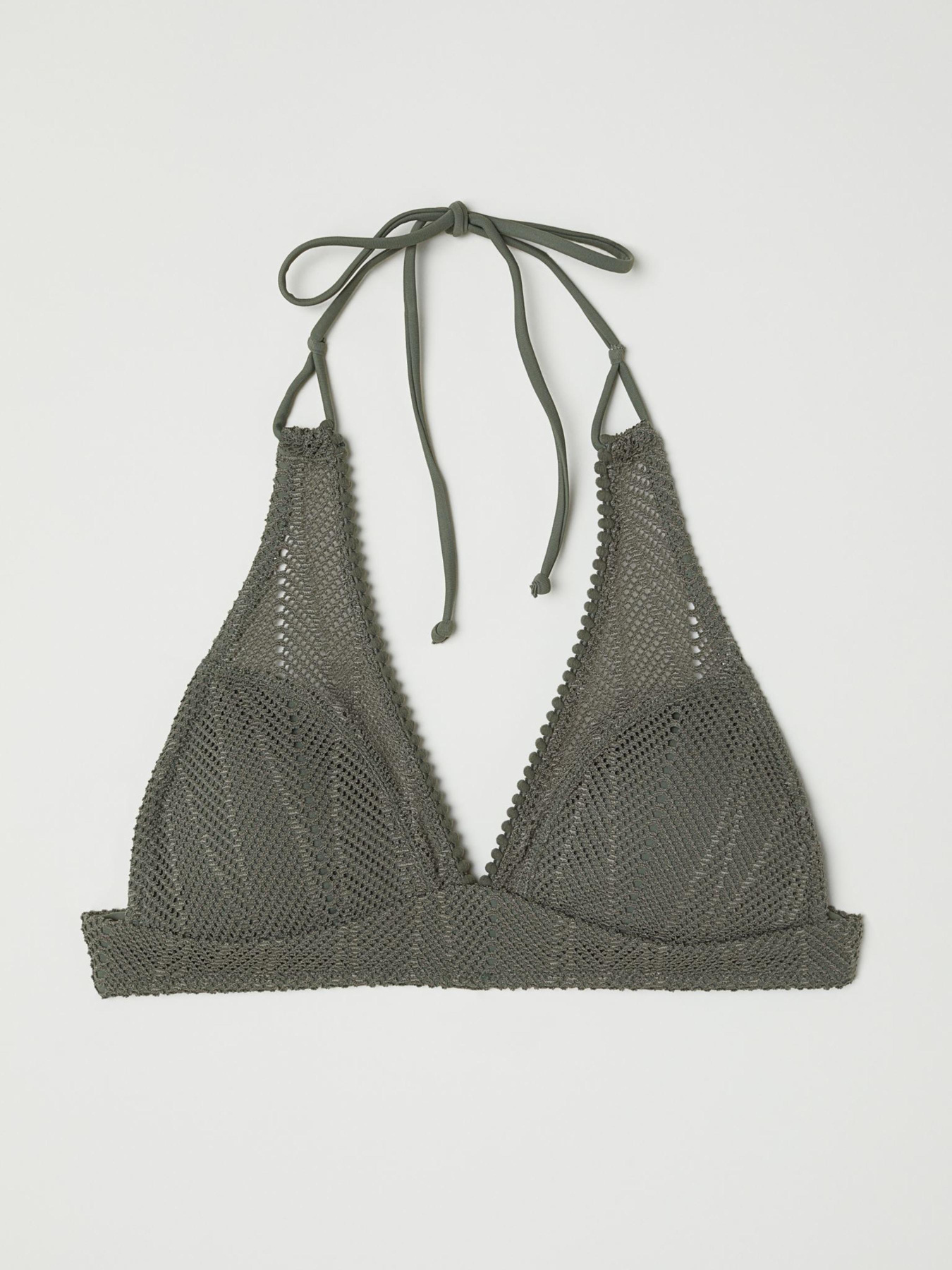 Верхняя часть купальника H&M модель 6093327dm_Хаки Фото