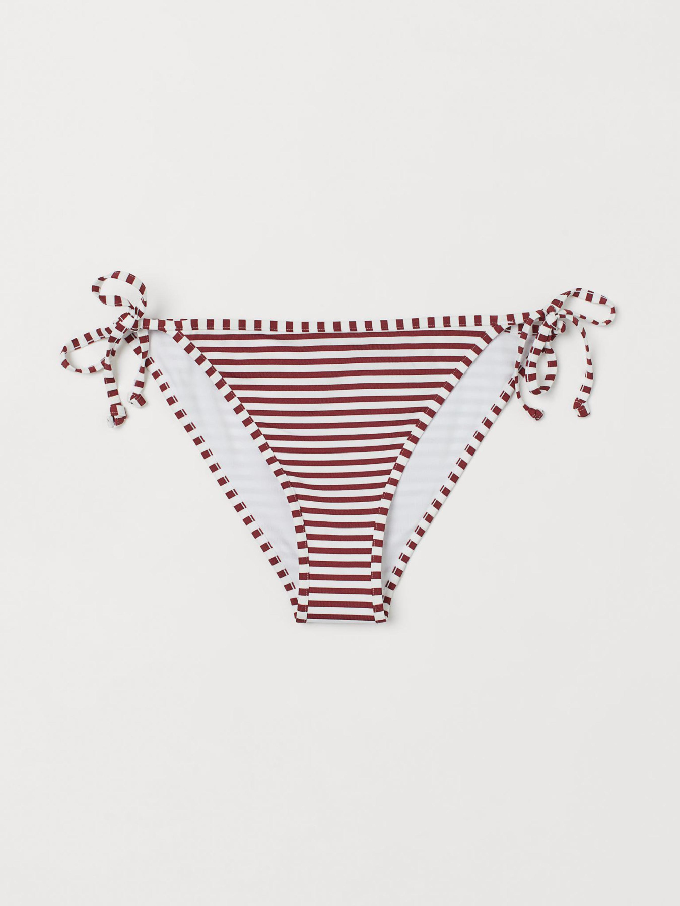 Низ купальника H&M модель 5661401bw_бордово-белый Низ купальника H&M модель 5661401bw_бордово-белый Фото