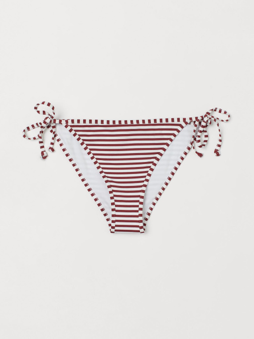 Низ купальника H&M модель 5661401bw_бордово-белый Фото