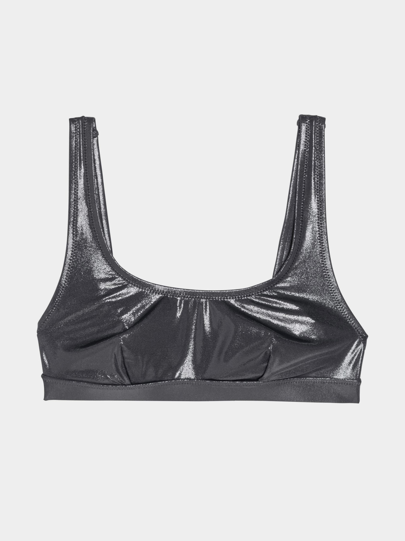 Верхняя часть купальника H&M модель 5602037dm_темно-серый металлик Фото