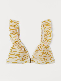 Верх купальника H&M модель 7580400sm_кремовый с рисунком Фото