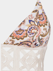 Верхня частина купальника H&M модель 4374445sm_белый с узором Фото