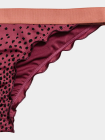 Нижняя часть купальника H&M модель 5102796dm_темно-розовый в горошек Фото