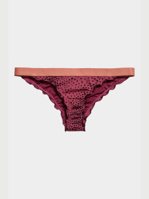 Низ купальника H&M модель 5102796dm_темно-розовый в горошек Фото