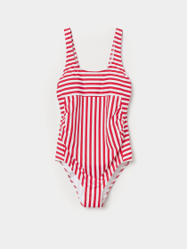 Купальник H&M модель 8334841bw_Бело-красный Фото