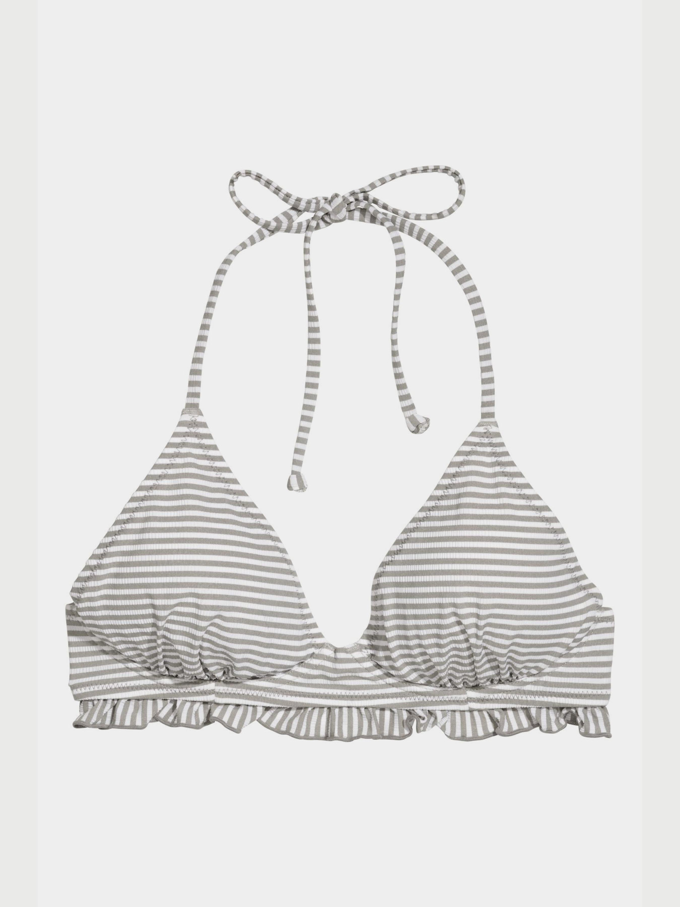 Верхняя часть купальника H&M модель 3966834bw_бело-серый Фото