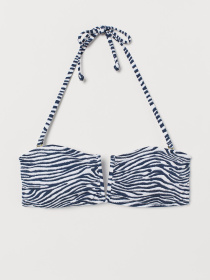 Верхняя часть купальника H&M модель 7429259sm_Бело-синий Фото