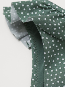 Низ купальника H&M модель 8441601sm_зеленый в горошек Фото