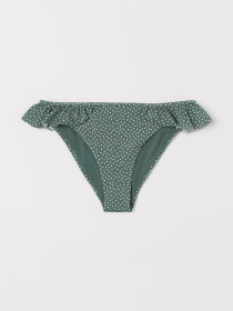 Низ купальника H&M модель 8441601sm_зеленый в горошек Фото