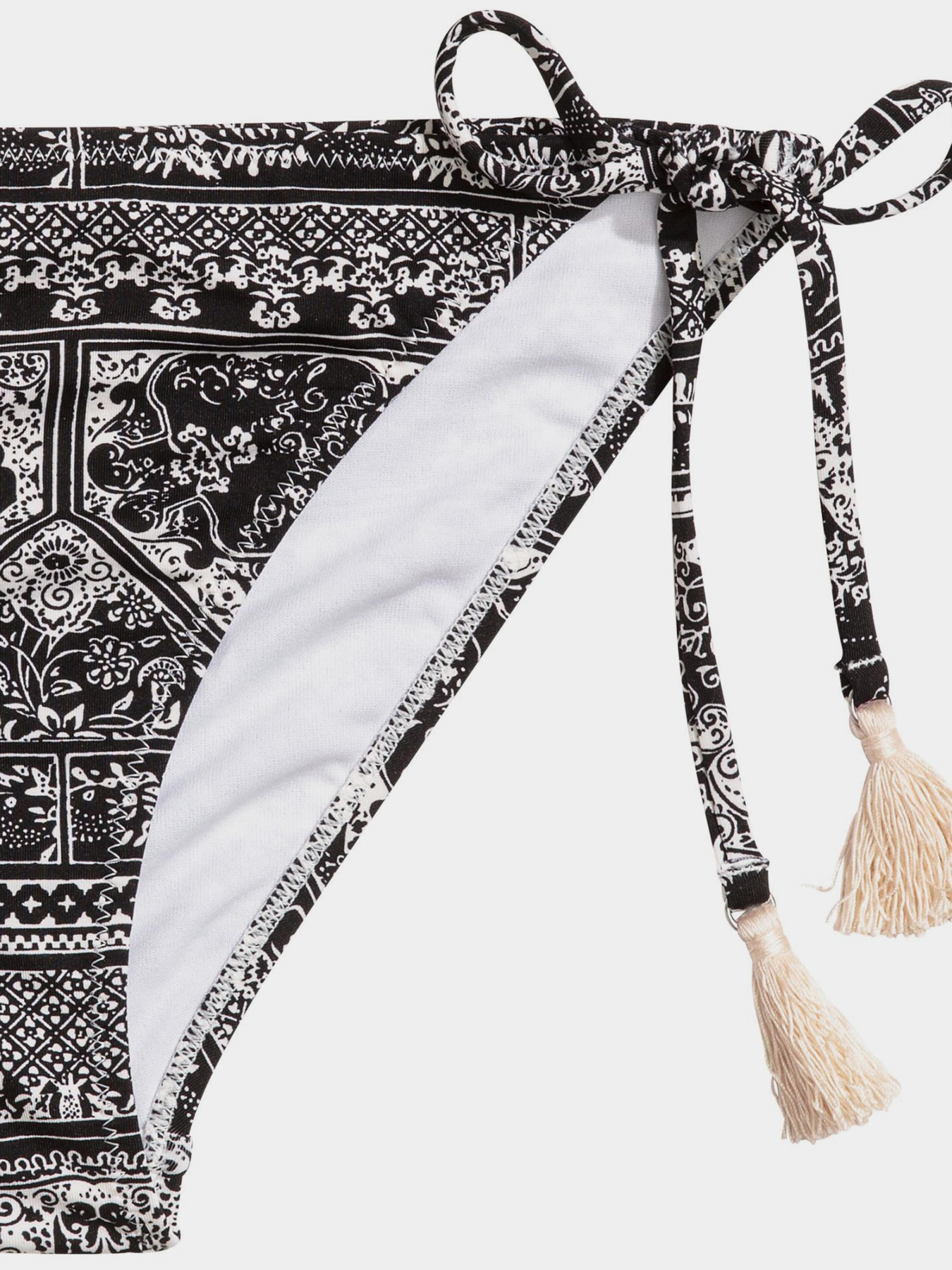 Нижняя часть купальника H&M модель 3288359bw_Черно-белый Фото