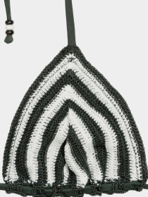 Верх купальника H&M модель 3966879bw_зелено-белый Фото