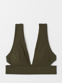 Верхня частина купальника H&M модель 6890059RP6_Хаки Фото