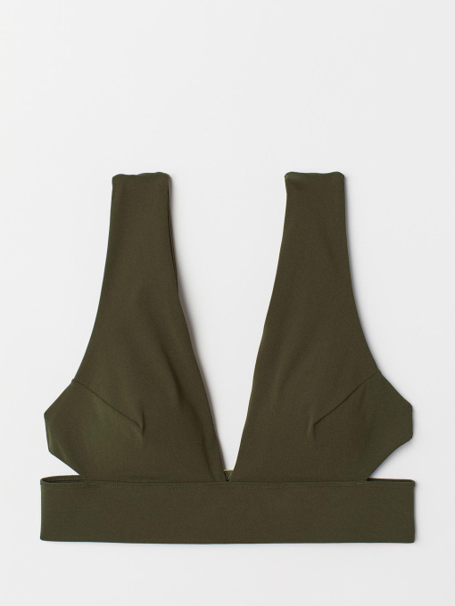 Верх купальника H&M модель 6890059RP6_Хаки Фото