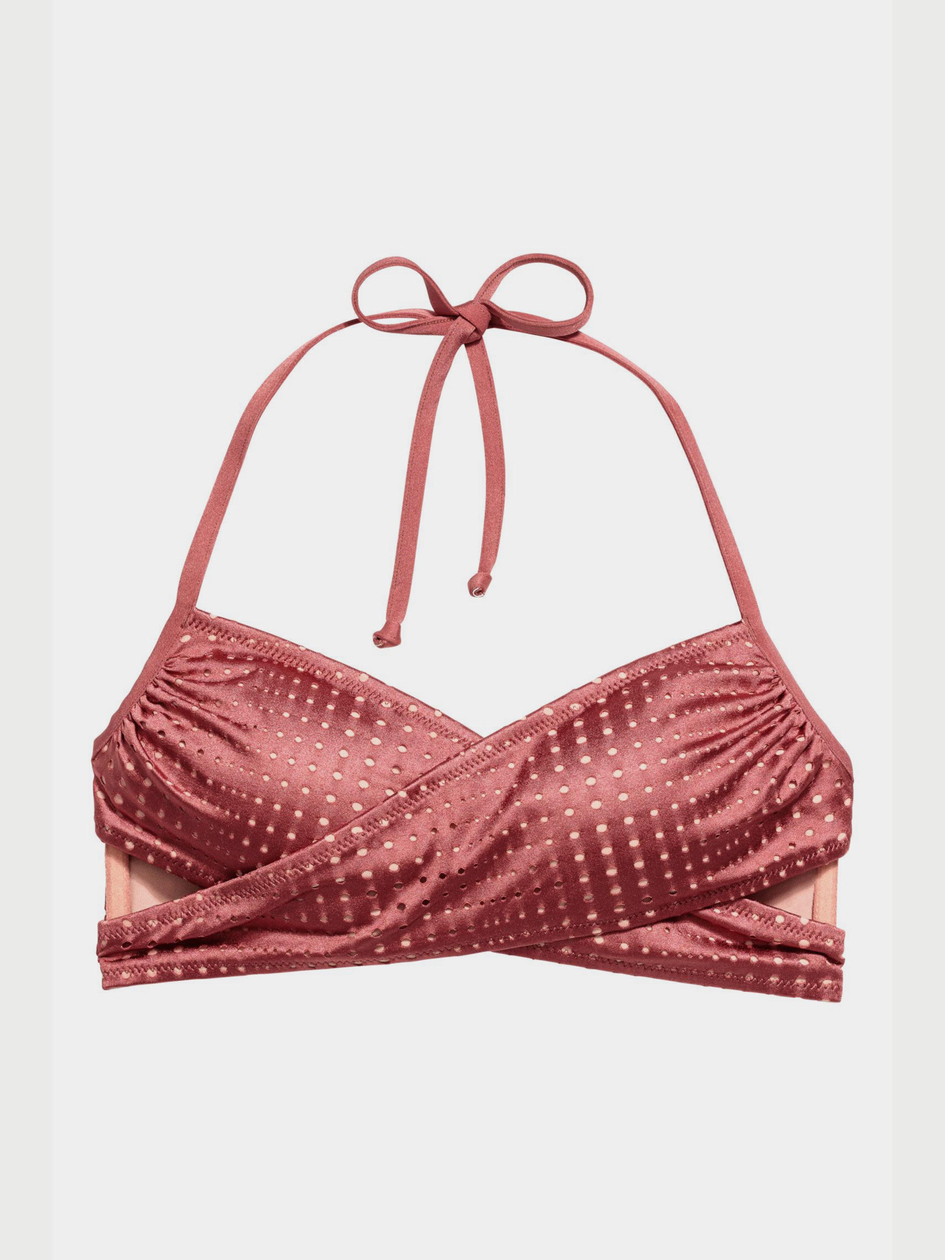 Верх купальника H&M модель 2052255log_Темно-розовый Фото