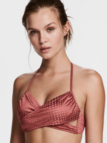 Верх купальника H&M модель 2052255log_Темно-розовый Фото