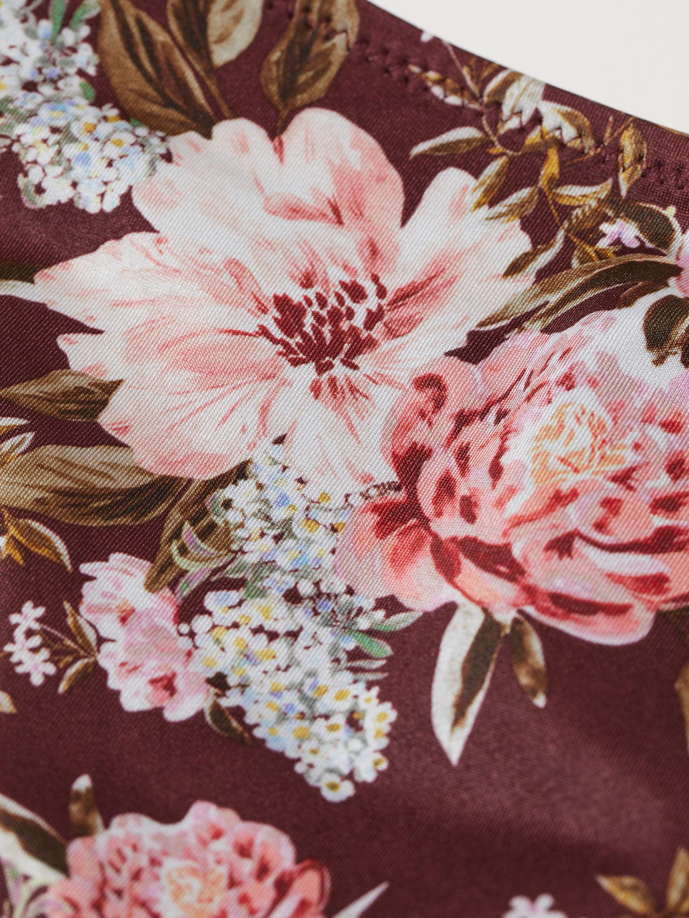 Нижняя часть купальника H&M модель 7674380sdm_Бордовый Фото