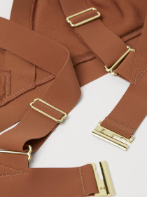 Верхня частина купальника H&M модель 7447860bar_Светло-коричневый Фото