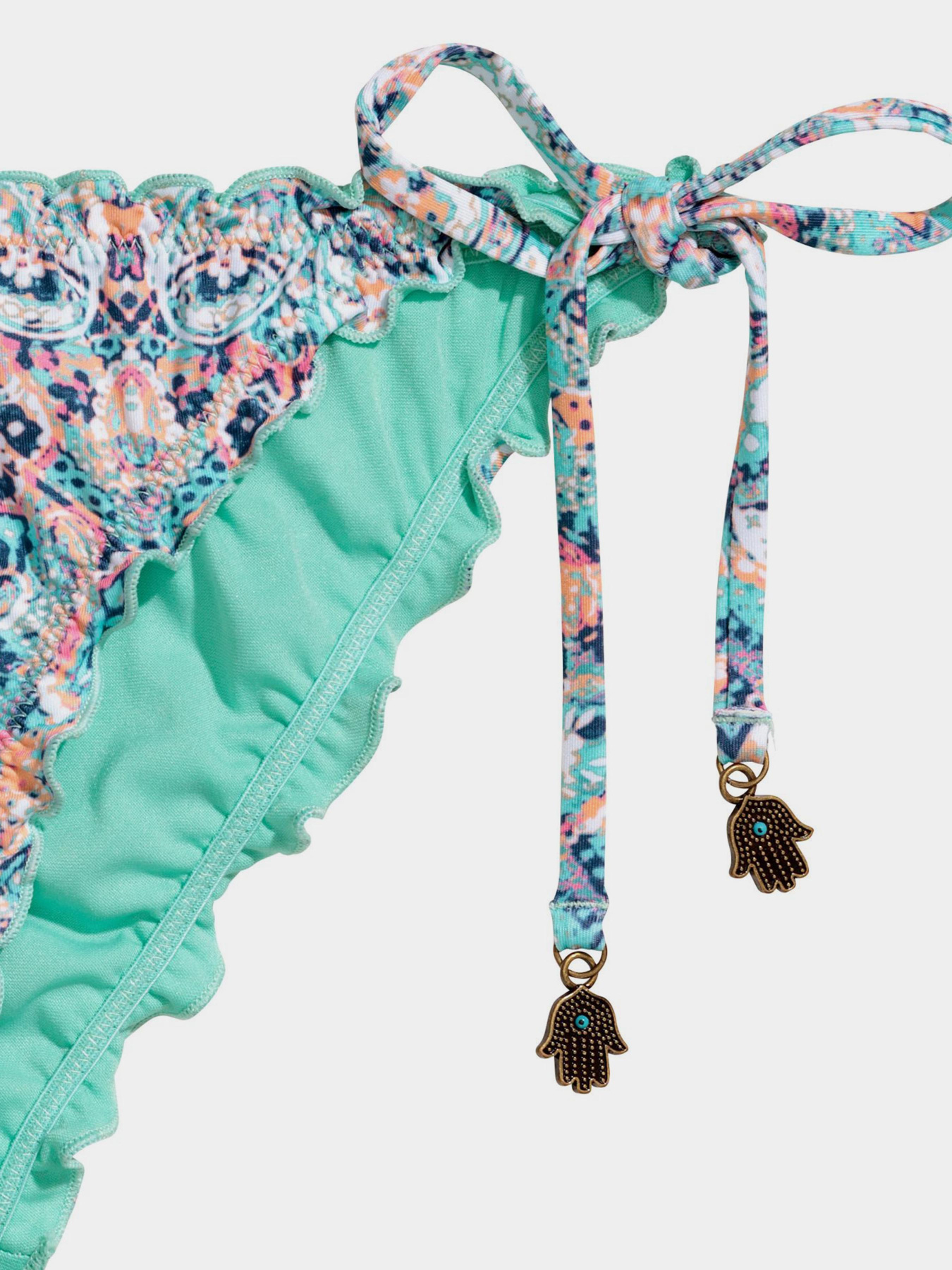 Низ купальника H&M модель 1881535log_Бирюзовый Фото