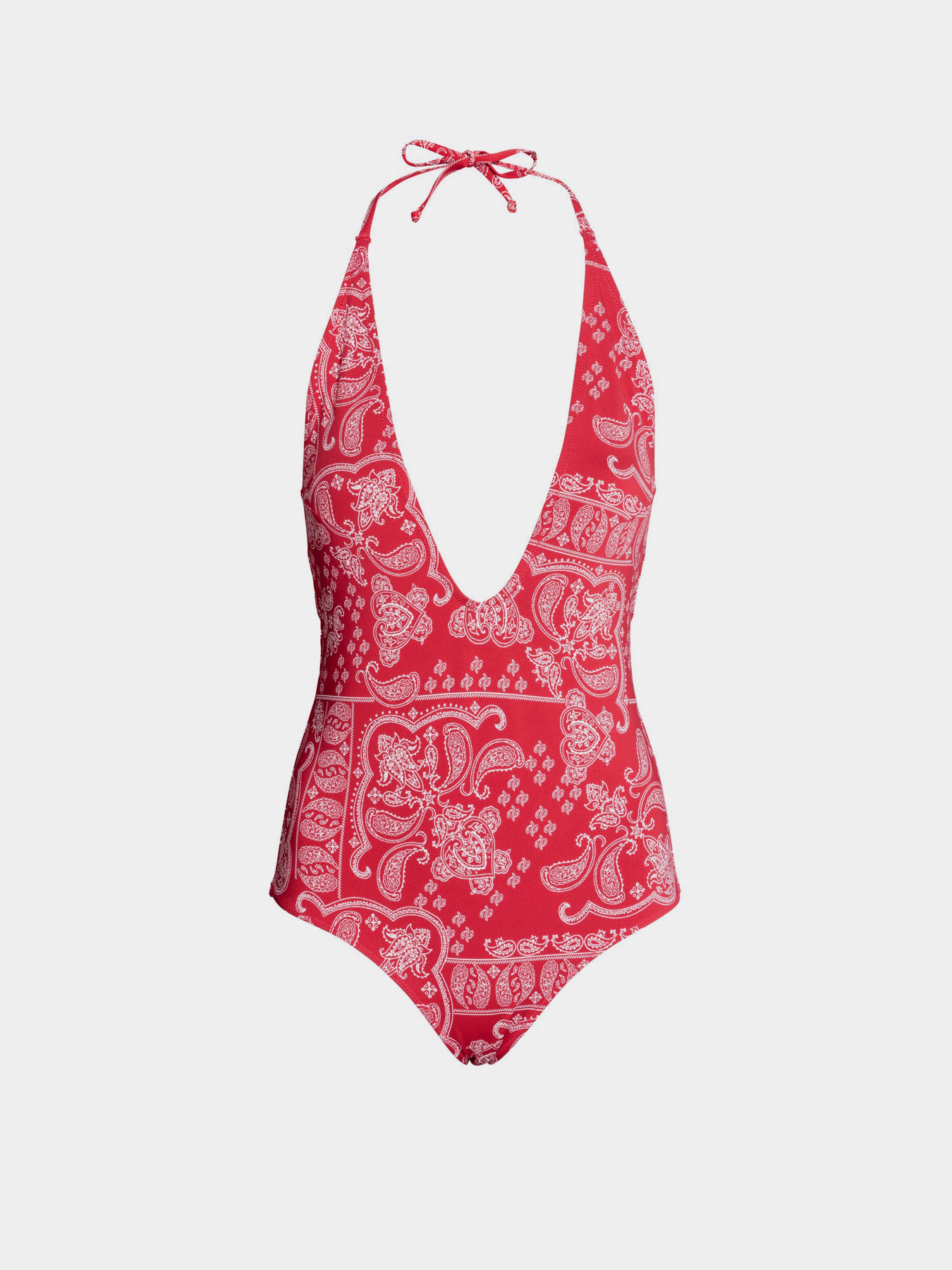 Купальник H&M модель 5085096dlog_Красно-белый Фото