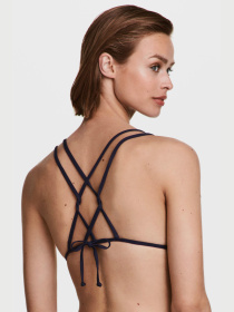 Верхняя часть купальника H&M модель 4972475dlog_белый синяя полоска Фото