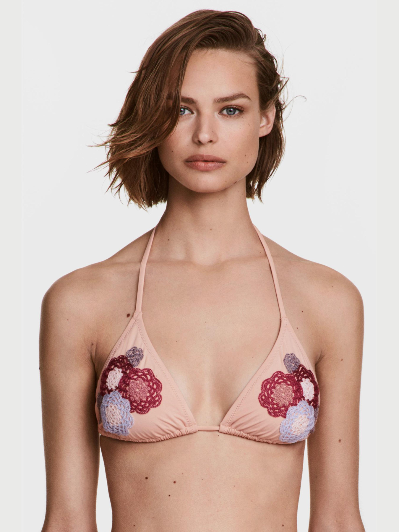 Верхняя часть купальника H&M модель 5260075dlog_Пудрово-розовый Фото