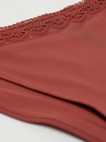 Нижняя часть купальника H&M модель 7172519dlog_Терракотовый Фото