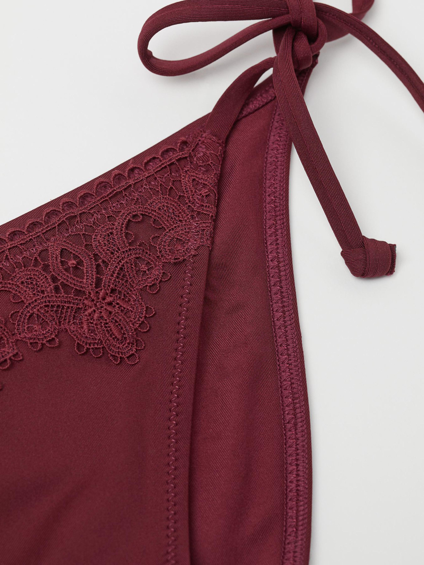 Нижняя часть купальника H&M модель 7219909dlog_Бордовый Фото