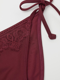 Низ купальника H&M модель 7219909dlog_Бордовый Фото