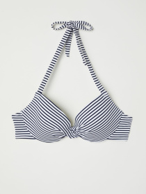 Верх купальника H&M модель 5596497dlog_белый темно-синяя полоска Верх купальника H&M модель 5596497dlog_белый темно-синяя полоска Фото