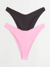 Низ купальника H&M модель 9537375wer_Розово-черный Фото