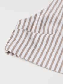 Верх купальника H&M модель 6536640dlog_Бело-коричневый Фото