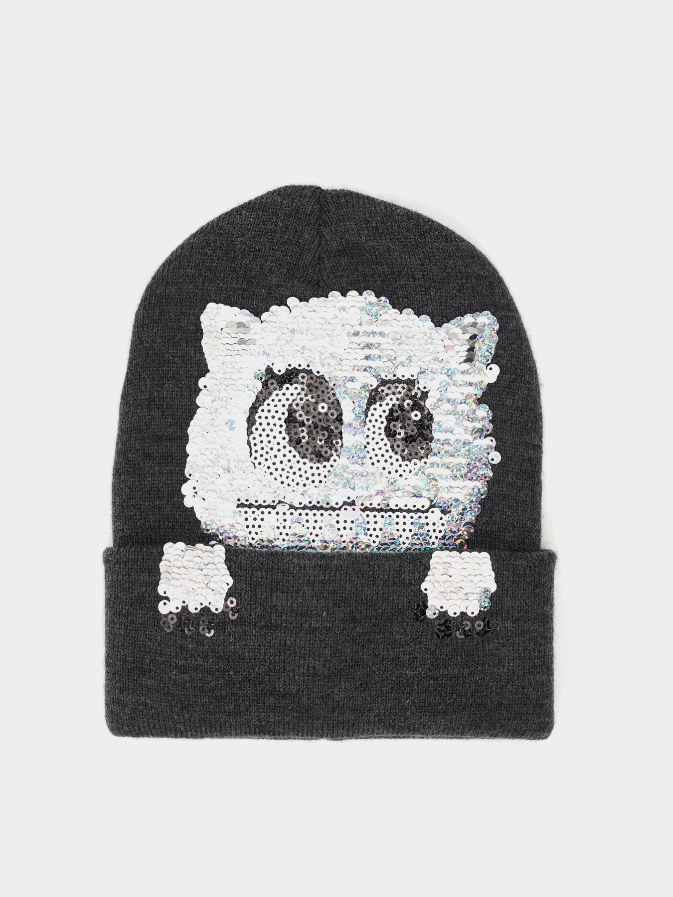 Шапка H&M модель 7399350wtr_Темно-серый Фото