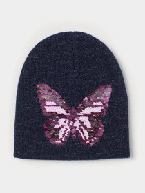 Шапка H&M модель 7341859wtr_Темно-синий Фото