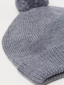 Шапка H&M модель 6601308dlog_Серый Фото