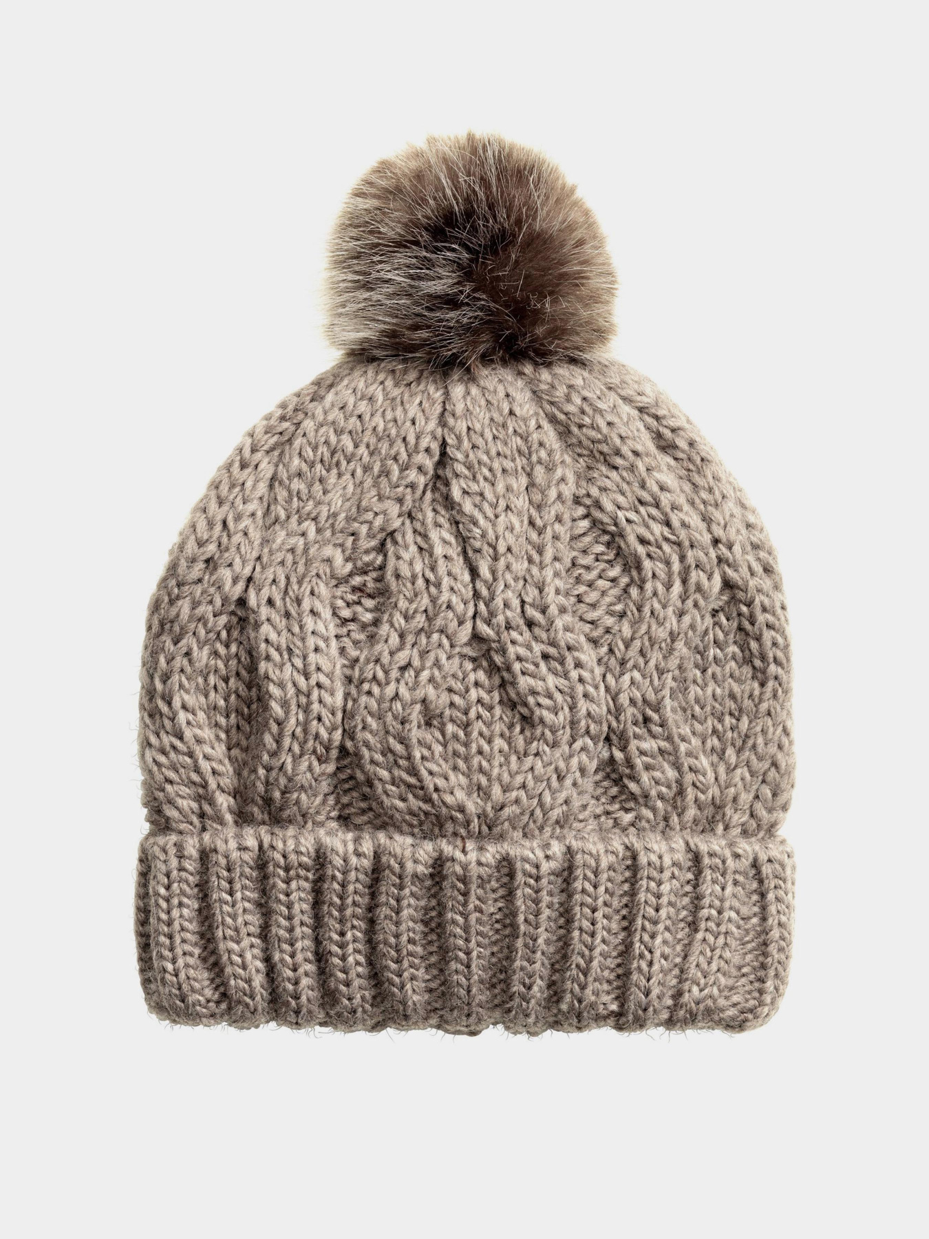 Шапка H&M модель 2243146ral_Темно-бежевый Фото