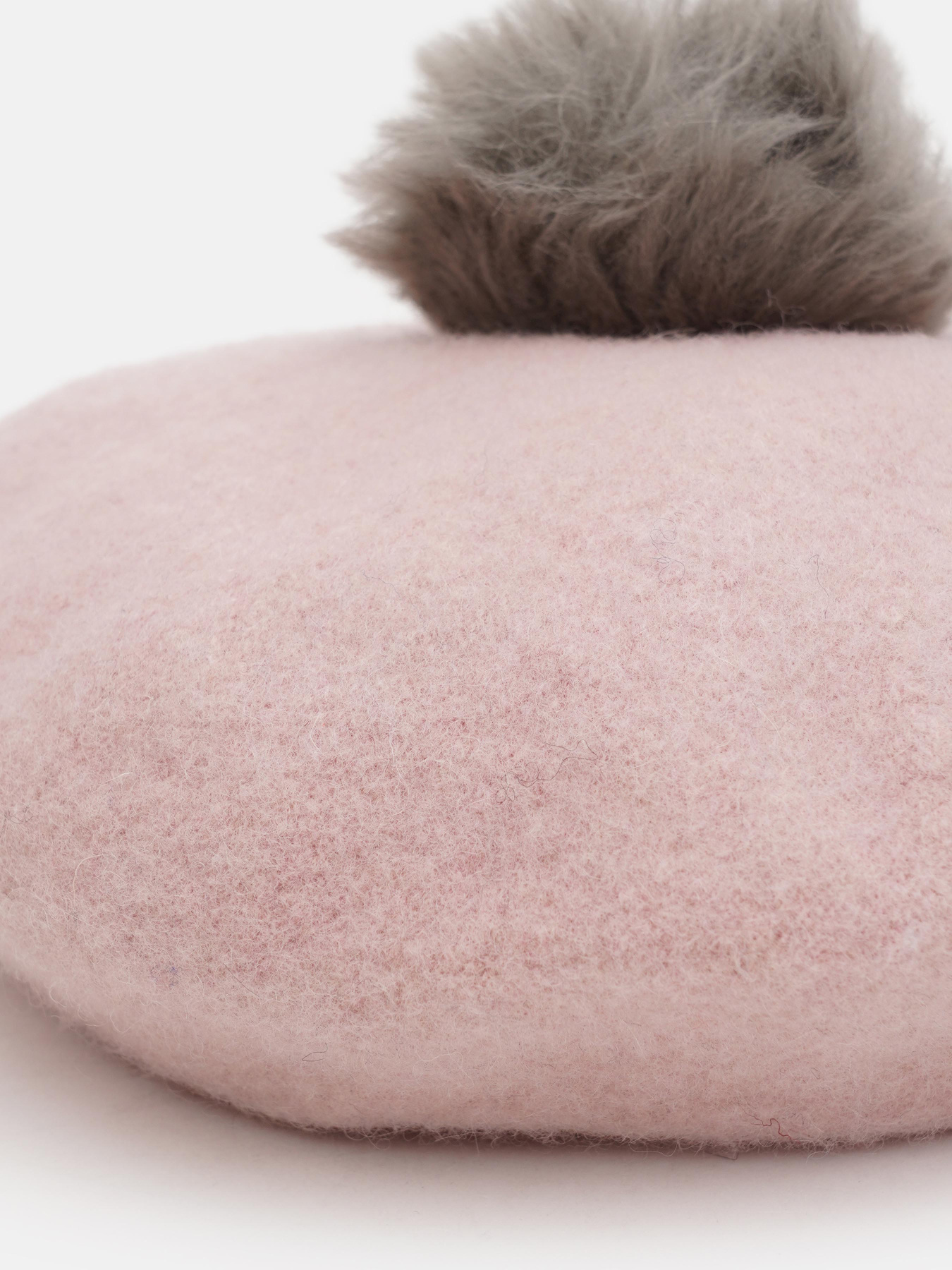 Берет Monki модель 4344924arl_Пудровый Фото