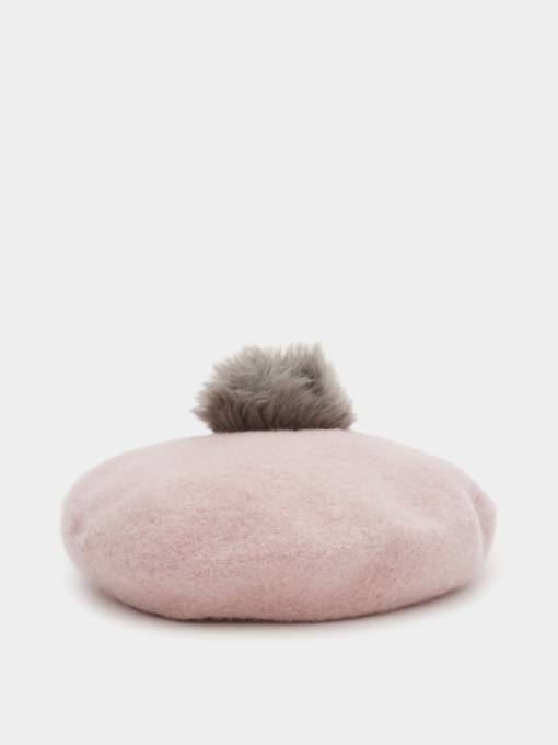 Берет Monki модель 4344924arl_Пудровый Фото