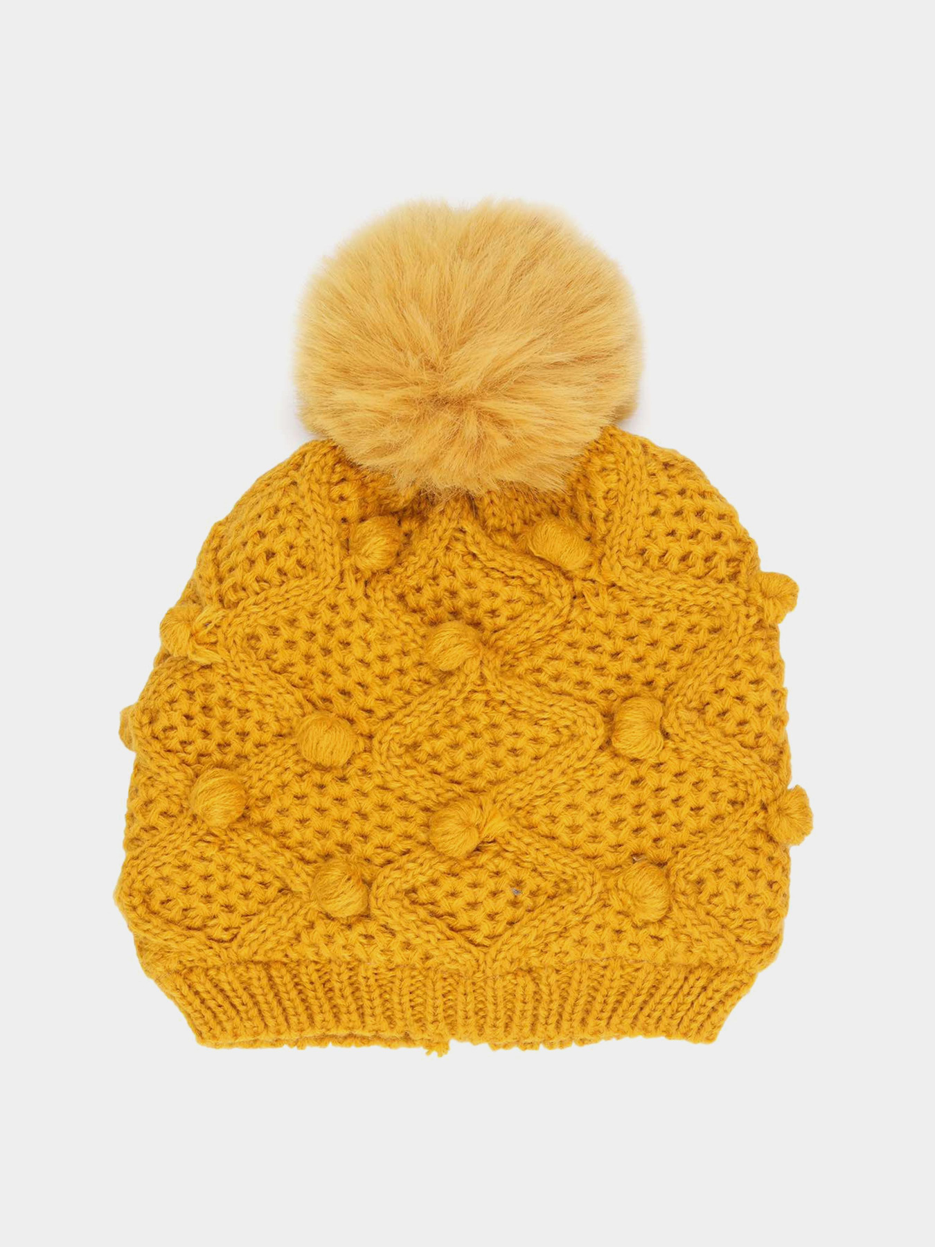 Шапка H&M модель 3001135ral_Горчичный Фото