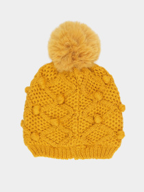 Шапка H&M модель 3001135ral_Горчичный Фото