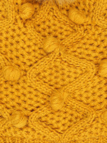 Шапка H&M модель 3001135ral_Горчичный Фото