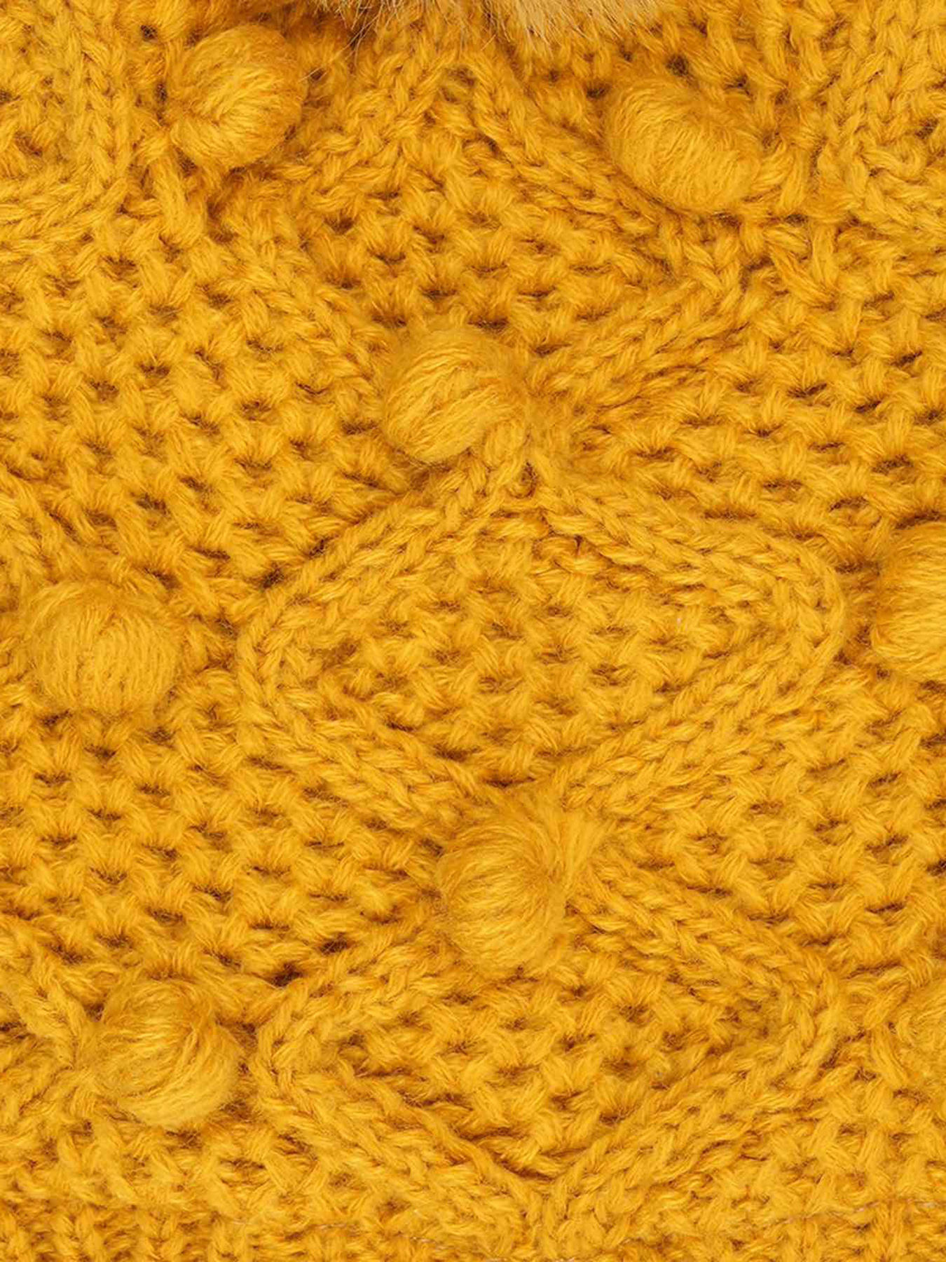 Шапка H&M модель 3001135ral_Горчичный Фото