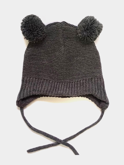 Шапка H&M модель 7815461kwer_Темно-серый Фото